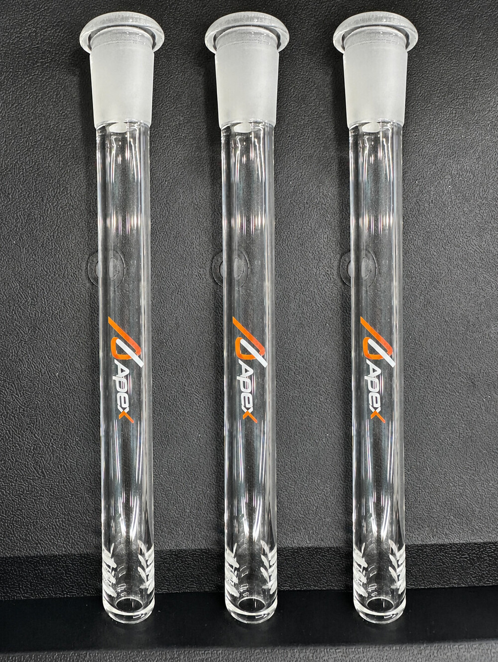 5.5 Inch Glass Downstem Diffuser For Water Pipes Bongs - Apex (3 pack)